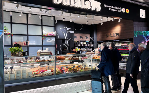 AL BINARIO 13 DI ROMA TERMINI IL 13° PUNTO VENDITA DI FATTORIE GAROFALO