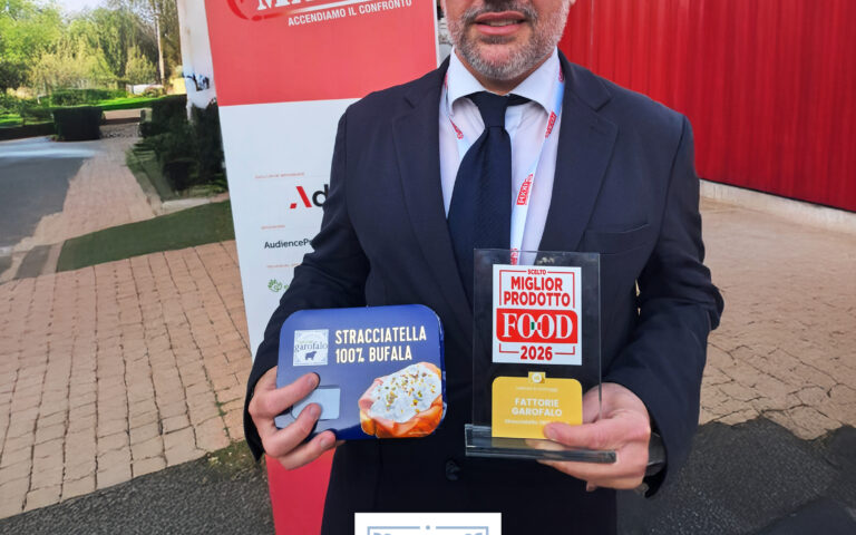 La Stracciatella 100% Bufala Fattorie Garofalo vince il premio Miglior Prodotto Food 2026
